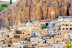 Visit to convent of saint thecla in maaloula syria