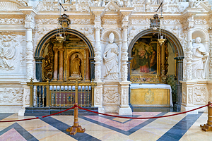 Cathedral of the savior of zaragoza in saragossa spain