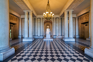 Exploring the interior of the Palace of Versailles in Paris Fran