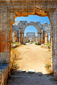Exploring the ruins of Church of Saint Simeon Stylites in Syria by Marco Brivio