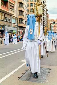 Zaragoza. Saragossa. Aragon. Spain.  Processions of the Easter Holy Week