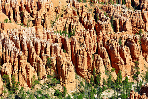 Views of bryce canyon from bryce point in national park usa