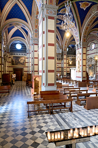 Visit to basilica santa margherita in cortona italy