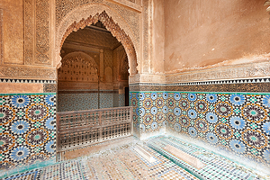 Visit Saadian Tombs in Marrakesh Morocco during the day