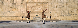 Changing of the guard at Syntagma Square in Athens Greece by Marco Brivio