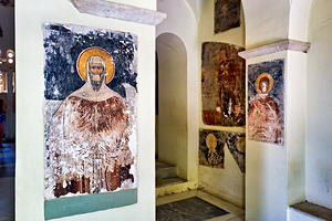 Old church of the holy apostles in athens greece at ancient agor by Marco Brivio