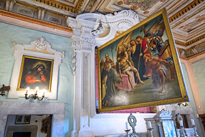 Paintings by Luca Signorelli in San Niccolo church in Cortona