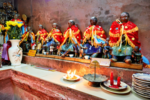 Statues in Ho Chi Minh City reflect local culture and traditions