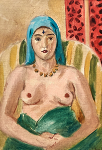 Matisses artwork: Odalisque Half Length Tattoo