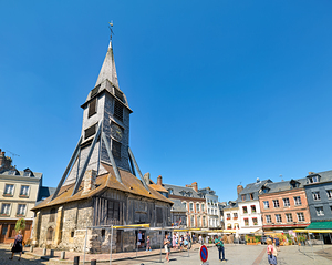 Visit saint catherine church in honfleur normandy france by Marco Brivio