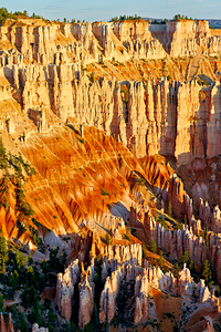 View of bryce canyon from bryce point in national park