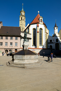 St. Annes Church in Augsburg along the Romantic Road in Bavaria