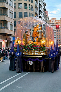 Processions of easter holy week in zaragoza aragon spain