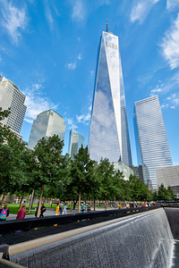 Visitors explore 911 Memorial Museum and One World Trade