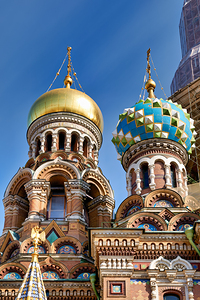 Church of the savior on the spilled blood in st. petersburg