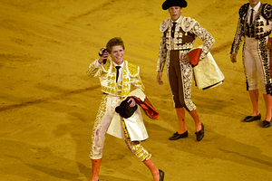 Bullfight event in Seville Arena Andalusia Spain
