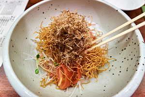 Enjoying traditional Japanese cuisine in Kyoto with fresh ingred