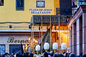 Procession in Seville during Easter Holy Week