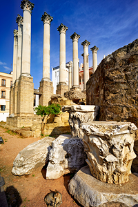 Roman Theatre ruins in Cordoba Spain showcase history