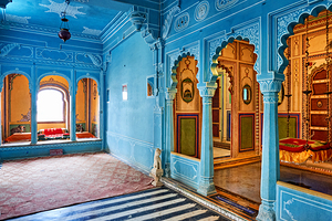 Exploring the colorful interiors of City Palace in Udaipur