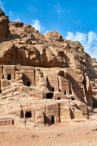 Exploring the royal tombs at petra in jordan