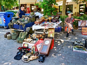 Find treasures at the flea market in Monastiraki Athens