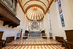 Visit to santa corona church in vicenza veneto italy