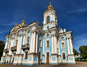 Exploring saint nicholas naval cathedral in saint petersburg