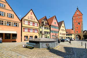 Exploring dinkelsbuhl on the romantic road in germany