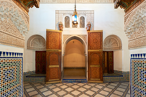 Visit Bahia Palace and explore its unique architecture in Marrak