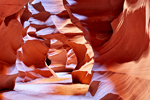 Exploring the winding paths of Antelope Slot Canyon in USA