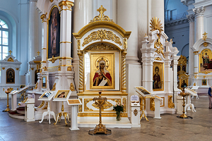 Visit to smolny convent in saint petersburg russia