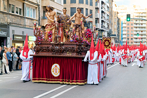 Zaragoza. Saragossa. Aragon. Spain.  Processions of the Easter Holy Week