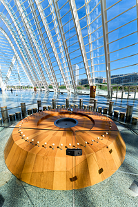 Foucault pendulum in Museu de les Ciències Príncipe Felipe Va
