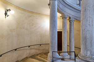 Visit the helicoidal staircase in Galleria Nazionale dArte