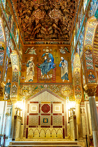 Cappella Palatina in Palermo shows historic art and architecture by Marco Brivio