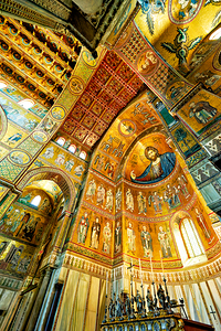 Explore Duomo di Monreale in Palermo Sicily with stunning art by Marco Brivio