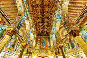 Visit Cappella Palatina in Palermo Italy to see stunning mosaics by Marco Brivio