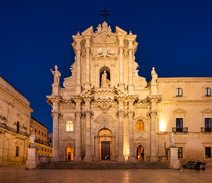 Visit to the Cathedral on Ortygia Island in Syracuse Sicily at 