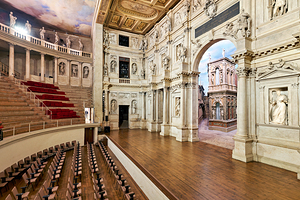 Teatro Olimpico interiors in Vicenza feature classic design