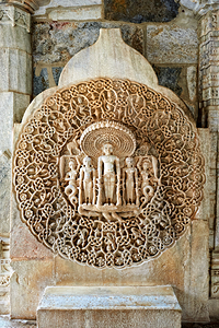 Jain old temples feature intricate carvings in Ranakpur Rajasth