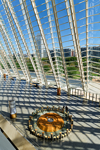 Foucault pendulum in Museu de les Ciències Príncipe Felipe Va