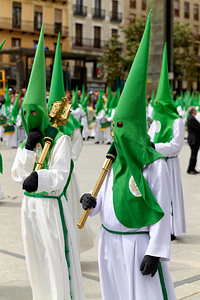 Zaragoza. Saragossa. Aragon. Spain.  Processions of the Easter Holy Week