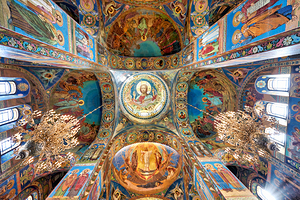 Church of the savior on the spilled blood in saint petersburg