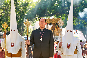 Celebrating easter holy week in malaga spain