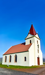 Ingjaldsoll church in Iceland shows simple architecture