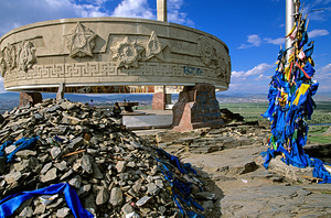 Zaisan Memorial in Ulaanbaatar honors Soviet soldiers of World W