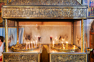 Visit to the church of the nativity in bethlehem