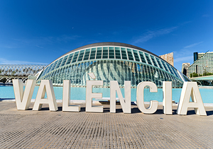 Visit Valencias City of Arts and Sciences near the Hemisfèric