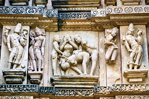 Khajuraho temples showcase ancient sculptures in Madhya Pradesh